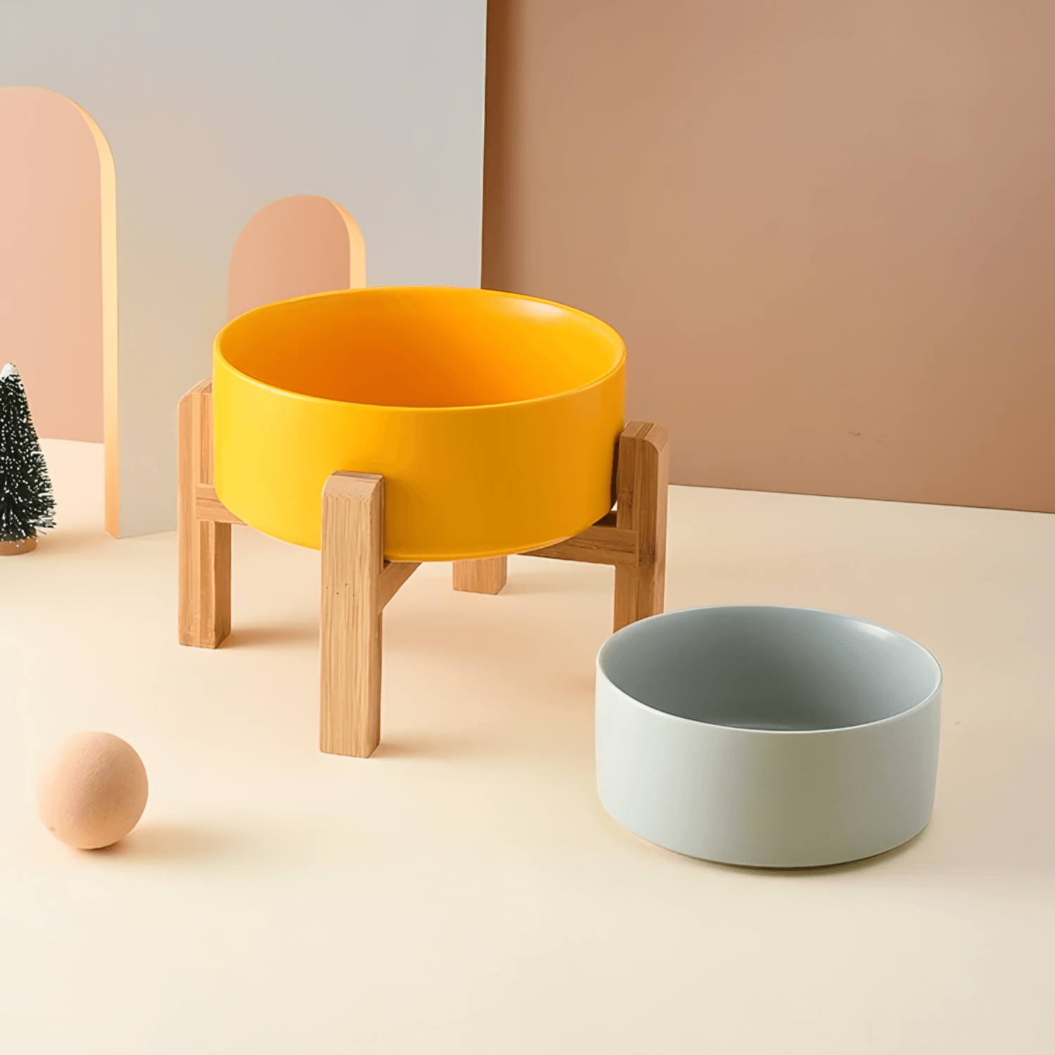 Ceramic Elevated Bowl