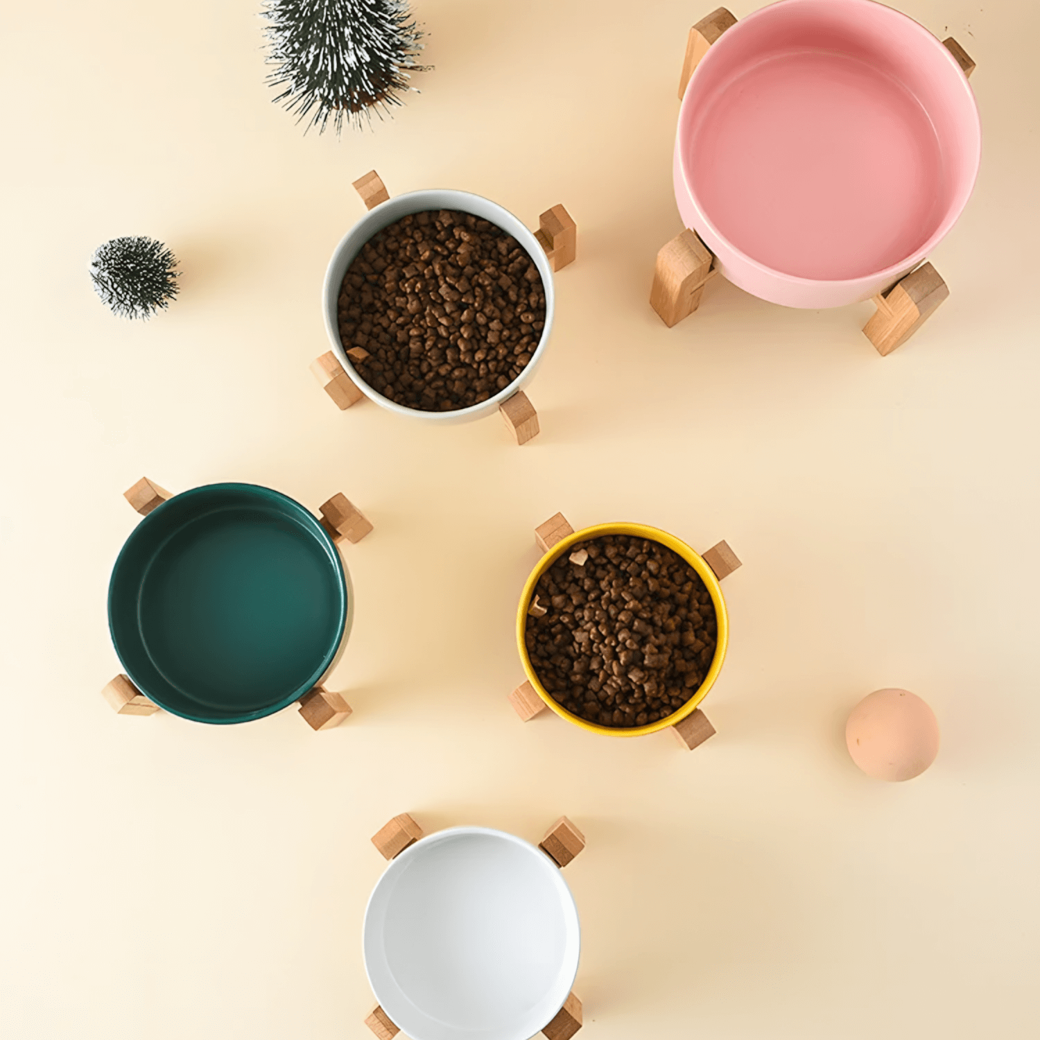 Ceramic Elevated Bowl